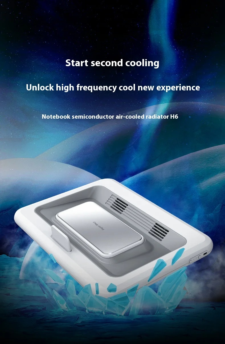 Cooling Stand Tablet - ゲーミングラップトップクーラー 2 冷却サイレントファン付き半導体の急速冷却調整可能なノートブッククーラースタンド Coolpad H6