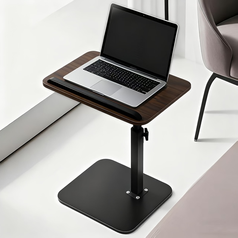 回転・角度調整可能なベッド用ノートパソコンスタンド。支柱と角 - Tablet Lap Desk のレビューと価格