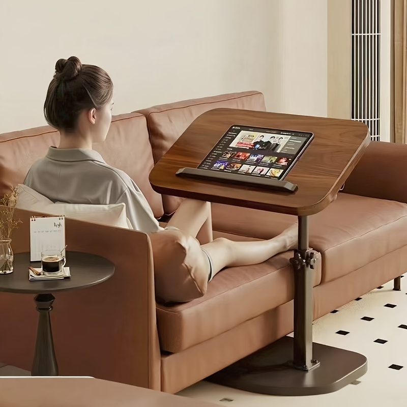 回転・角度調整可能なベッド用ノートパソコンスタンド。支柱と角 - Tablet Lap Desk のレビューと価格