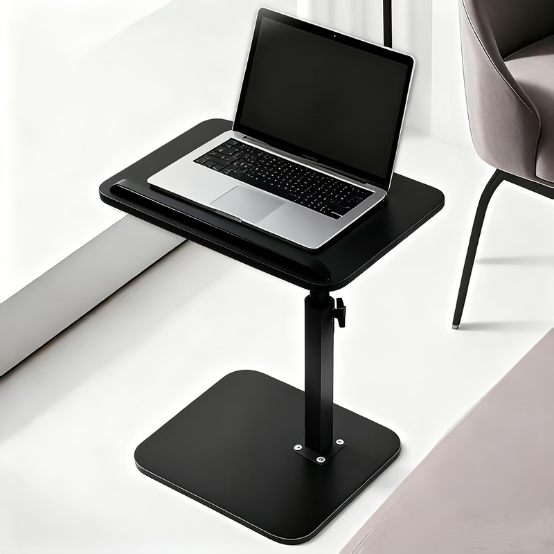 回転・角度調整可能なベッド用ノートパソコンスタンド。支柱と角 - Tablet Lap Desk のレビューと価格