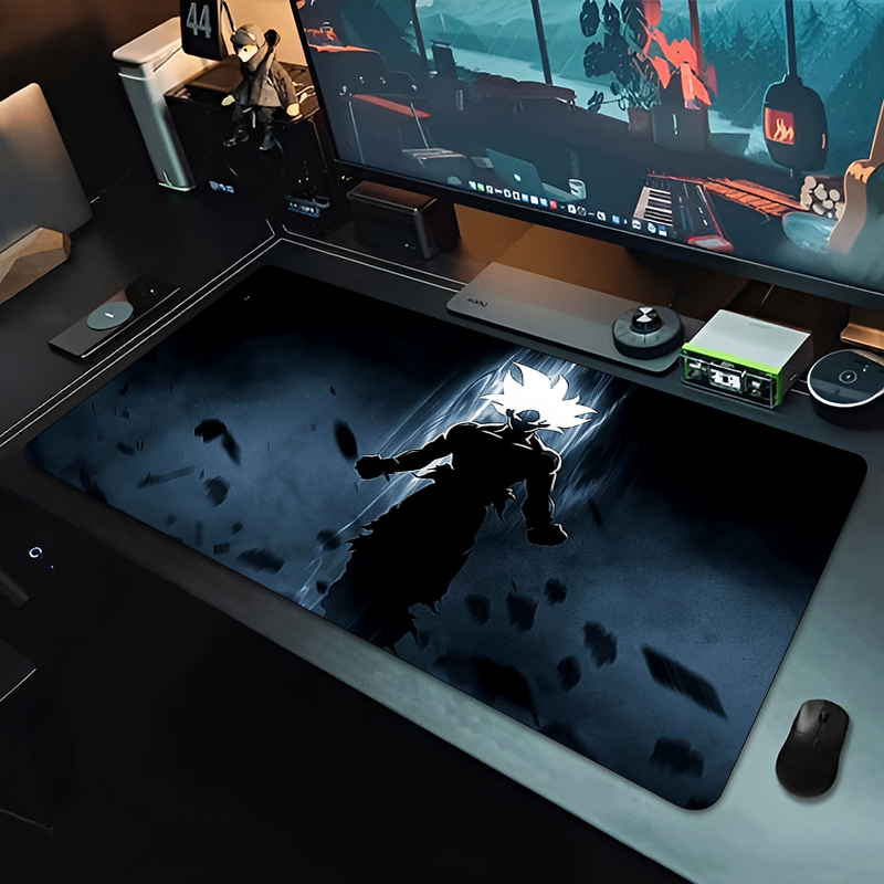 DBZ ブラックアニメマウスパッドドラゴンボール大型 PC  - Tablet Cute Accessories のレビューと価格
