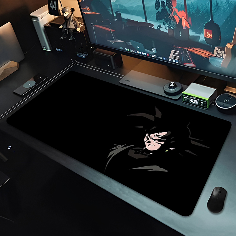 DBZ ブラックアニメマウスパッドドラゴンボール大型 PC  - Tablet Cute Accessories のレビューと価格