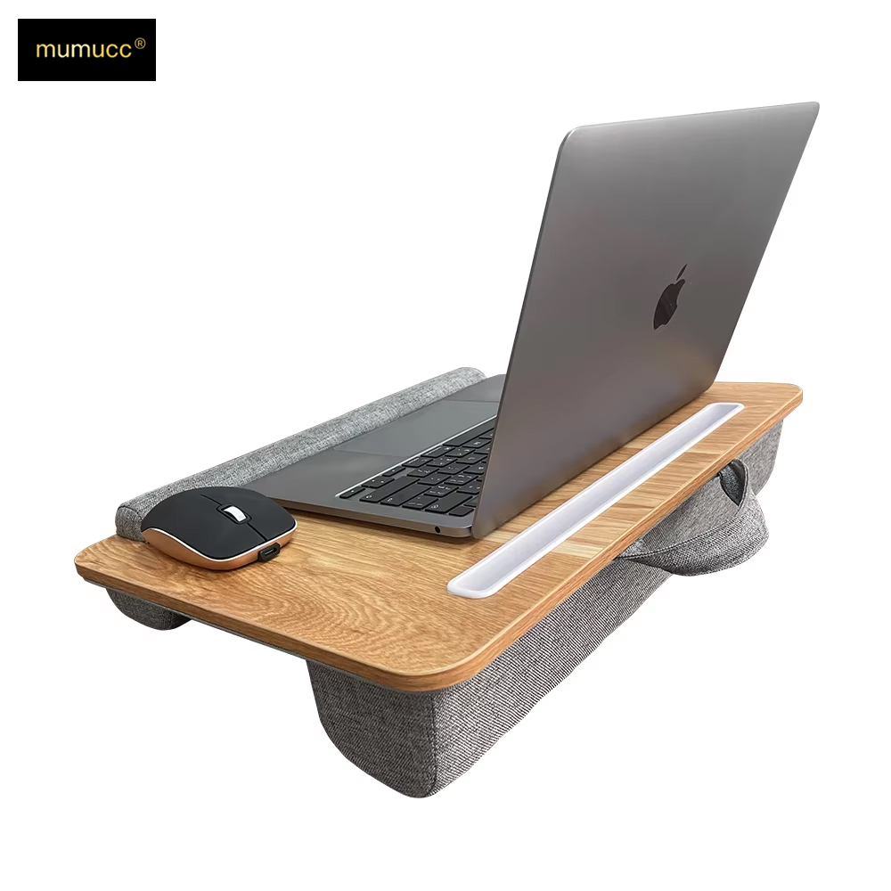 Mumucc-木製の吊り下げ式ベッド学習テーブル、ハンドル付 - Tablet Lap Desk のレビューと価格