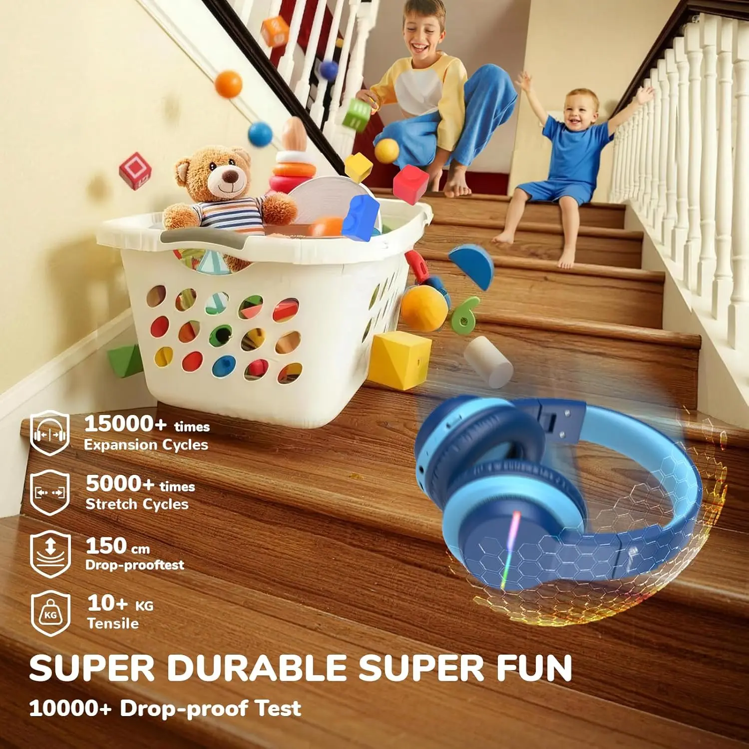 iClever BTH12 キッズ用Bluetoothヘッド - Wired Earphone Lightning のレビューと価格