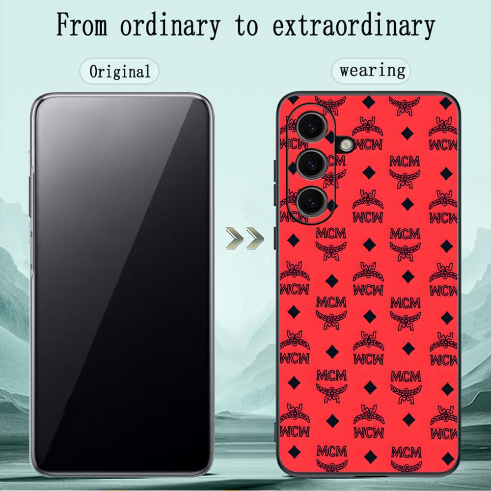 ホットM-mcmファッション高級ブランドスマホケース、サムス - Samsung Galaxy S24 のレビューと価格