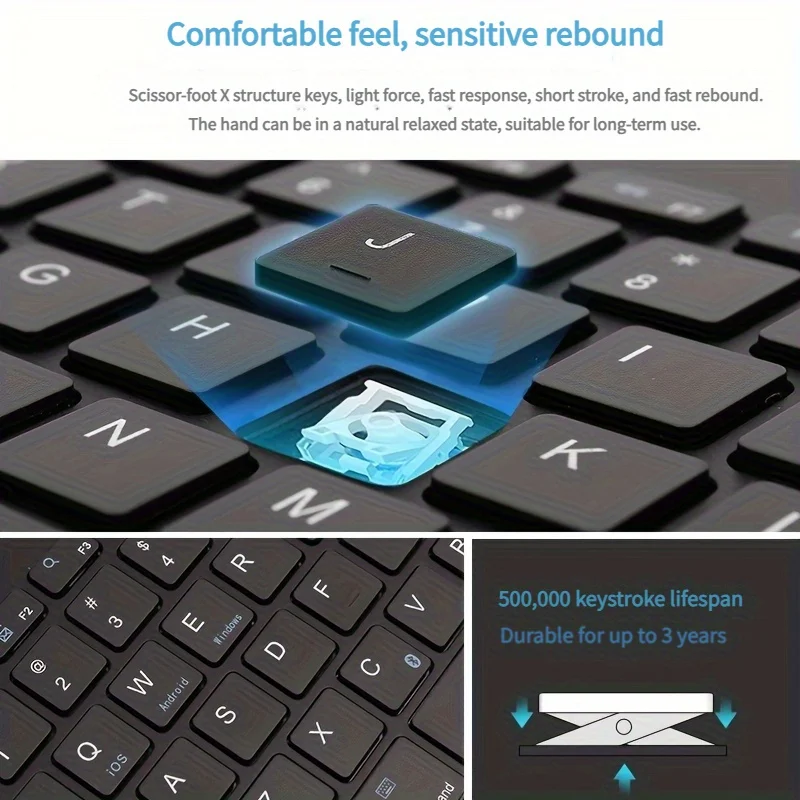 Bluetoothワイヤレスキーボード ミニキーボード ノー - Android Tablet Gaming Accessories のレビューと価格