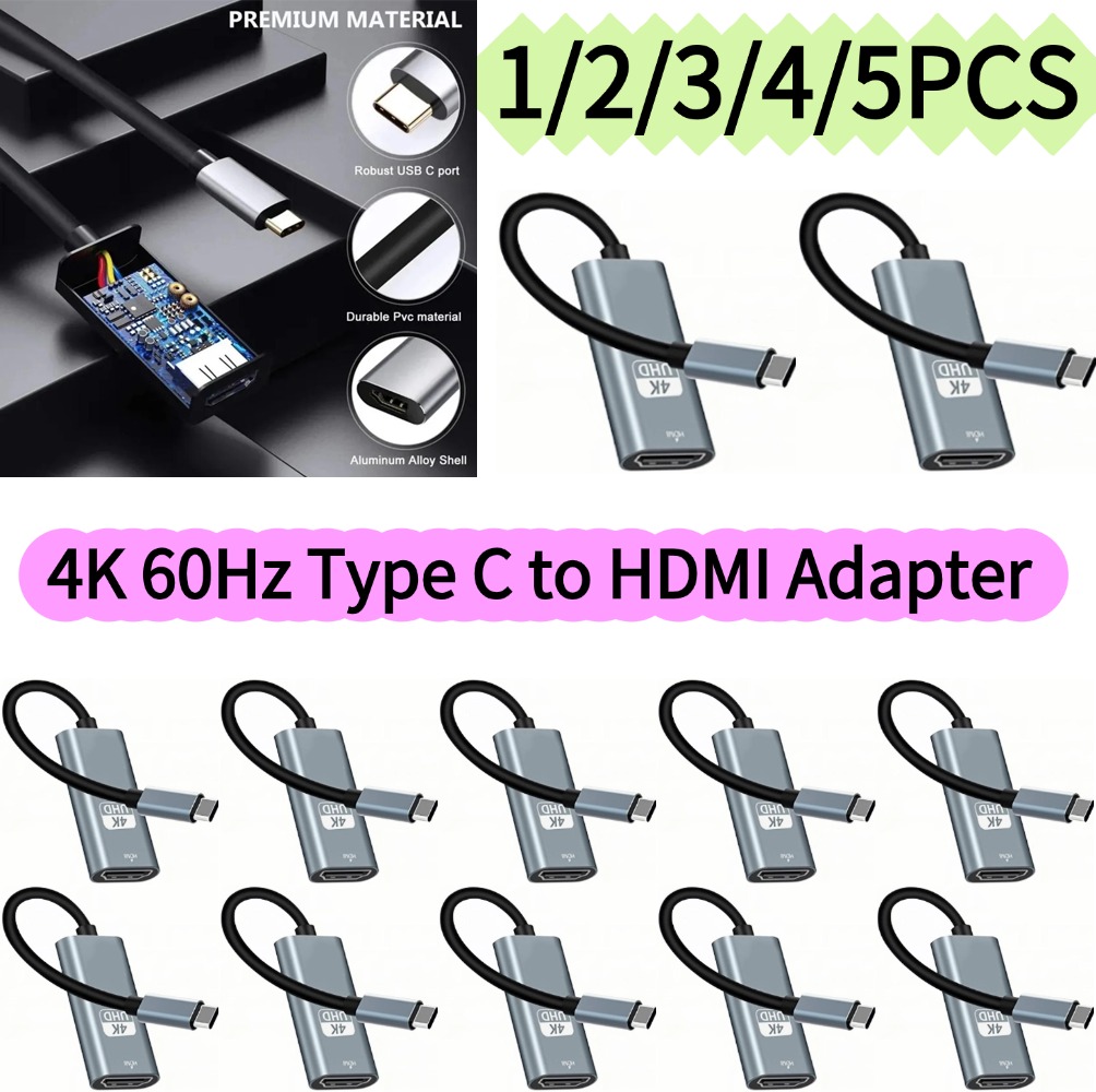 4K 60Hz Type C to HDMIアダプター US - Usb Hub Type C のレビューと価格