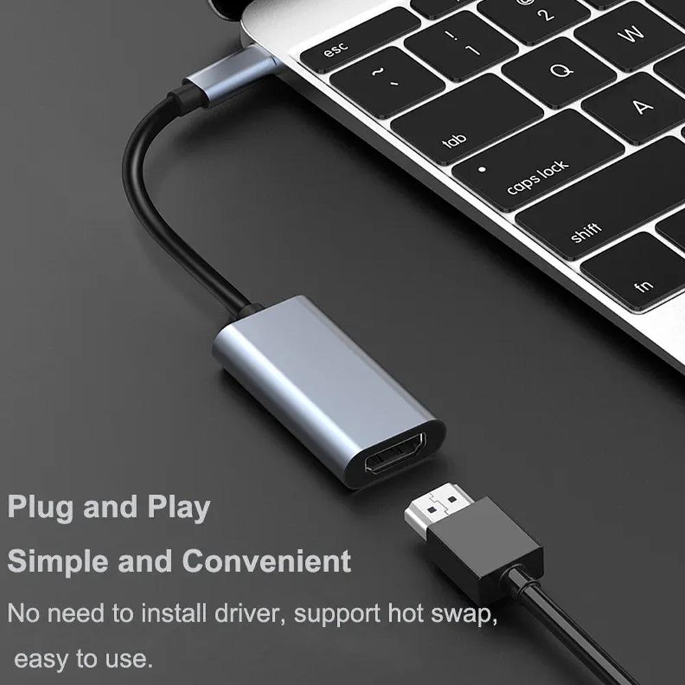 4K 60Hz Type C to HDMIアダプター US - Usb Hub Type C のレビューと価格
